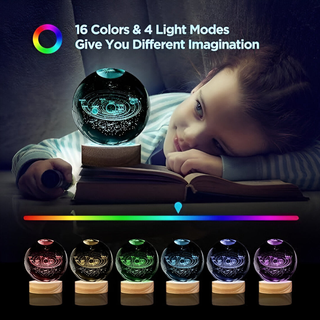 3D Crystal Lamp Ball(Assorted Design)