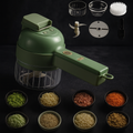 4 in 1 Portable Electric Vegetable Cutter Set