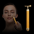 24K Gold Energy Beauty Bar Electric Facial Massage Roller